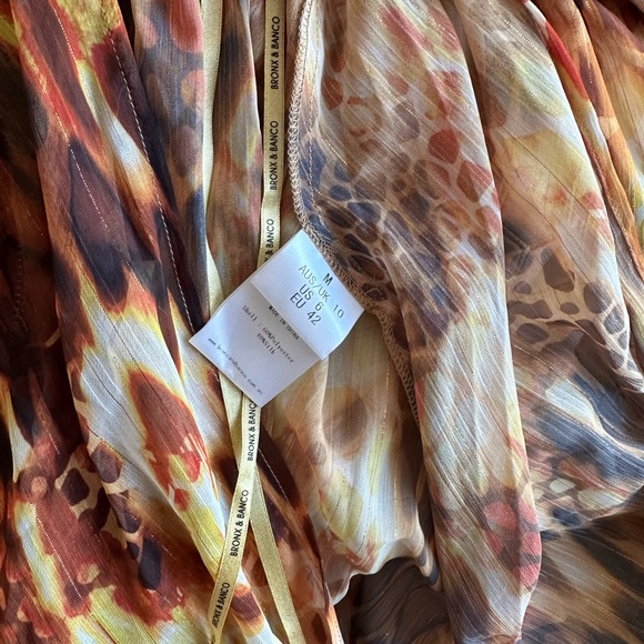 Bronx and Banco Fire Gown in Multicolour size Medium NWT - Picture 11 of 13